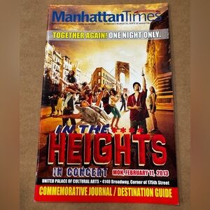 In The Heights In Concert Program Original Broadway Cast Lin-Manuel Miranda